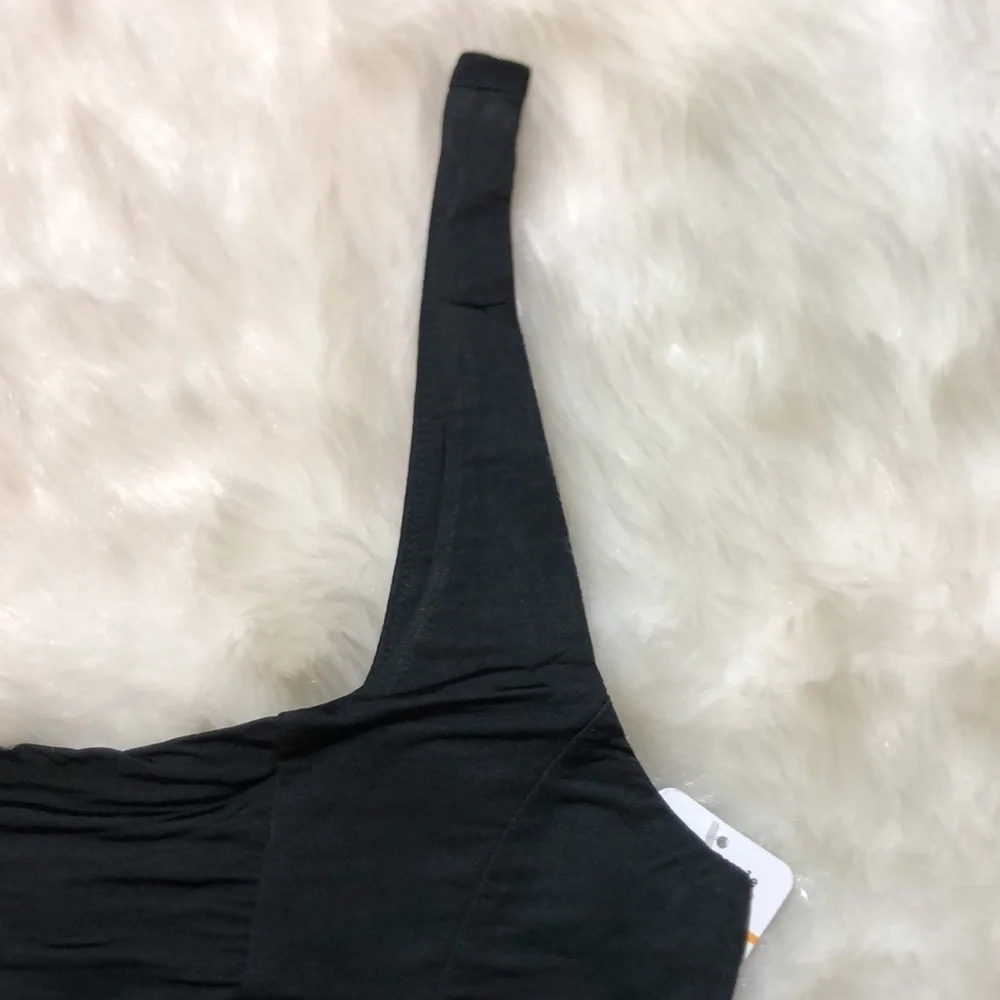 Free People Be Cool Brami Black Cropped Top Various Sizes  S/M NEW